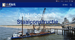 Desktop Screenshot of deklerkbv.nl